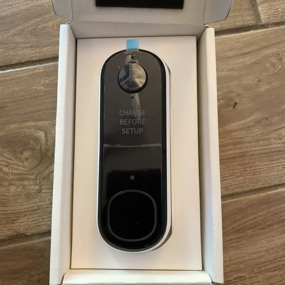Arlo 2K 2nd Gen Video Doorbell, Battery or Wired *NEW -Open Box*
